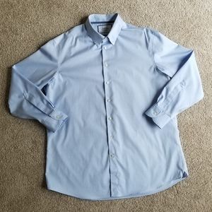 18/35 IN Charles Tyrwhitt Sky Blue Button Down